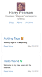 Mobile Screenshot of harrypearson.co.uk
